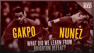What Did We Learn From Brighton 2-1 Liverpool? Cody Gakpo improves as Darwin Nunez problem clear