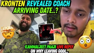 Kammaljeet Paaji Live Reply On Why Leaving GodLike 🤯😱|| Coach Arriving 💪|| #godl #jonathan #bgmi