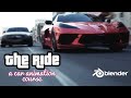 The Ride a blender car animation course for beginners | the full description