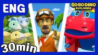 🌟 [Season 3] GoGo Dino Explorers ENG 3편 모아보기 4 🌟 / Marathon / dinosaur / GOGODINO