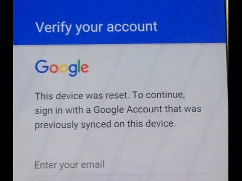 This device was reset to continue, sign in with a Google account previously synced on this device This device was reset to continue, sign in with a Google account previously synced on this device