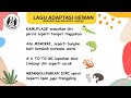 lagu pembelajaran adaptasi hewan