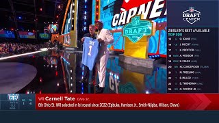 The Tennessee Titans Select Carnell Tate with the 4th Overall Pick in the 2026 NFL Draft