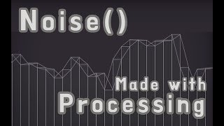 Patterns made with noise() in Processing