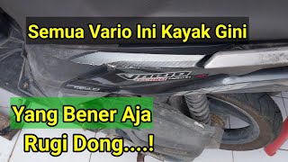 Penanganan Lengkap Masalah Vario 125 Brebet dan Kalau Dingin Ngempos Boros Bensin Busi Hitam