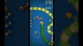 worms zone io | Snake Game | slither snake | oggy Saamp | Snake io oggy Game | Worm zone io #shorts