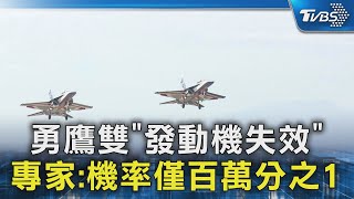 勇鷹雙「發動機失效」 專家:機率僅百萬分之1｜TVBS新聞 @TVBSNEWS02