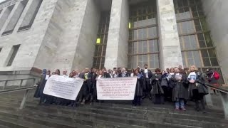 A Milano la protesta dei magistrati contro la separazione delle carriere