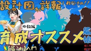 【艦これ】後発提督がデータを参考に中級者に今現在オススメする育成艦娘（改装設計図か戦闘詳報１枚だけで改二に！）【艦これ情報局＃37】