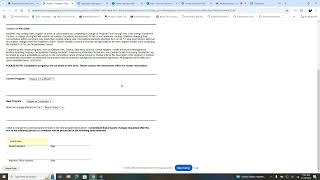 How to Submit a Program Change Request