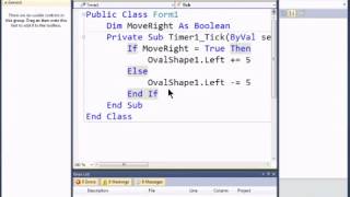 Visual Basic 2010 Express Tutorial 12 Bouncing Ball Animation 2