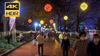 4K HDR - A tour of the Autumn Leaves Festival on the Songpa Dulle-gil at Seokchon Lake, Songpa-gu