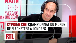 Cyprien Cini : Championnat du monde de fléchettes à Londres