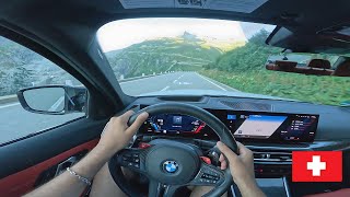 2024 BMW M3 POV Driving in Switzerland - Farkapass