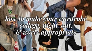 how to transition your college wardrobe for the real world