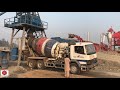 concrete batching plant working. ready mix machine