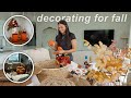 giving our home a FALL MAKEOVER *shopping + decorating*