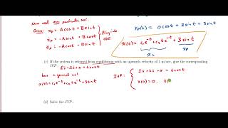 Spring Example with Forcing Function : Part 3 (Solving IVP)