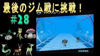 [BW2]ポケモンブラック２草タイプ縛りで実況プレイ！セイガイハシティでジム戦！#28