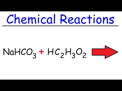 What is the balanced chemical equation for the reaction of vinegar and baking soda?