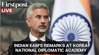 LIVE: Indian EAM S. Jaishankar Addresses Korea National Diplomatic Academy in Seoul