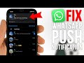 How to fix WhatsApp Notification not showing on iPhone! [iOS15]