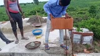 Laying of VP bricks