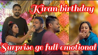 Kiran birthday celebration with family and surprise gifts 🎁