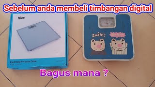 unboxing dan review timbangan badan digital Kris , krisbow Ace hardware Indonesia 150 kg