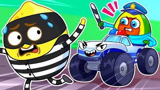 🚔 Yes! Police Monster Truck! 🤩 Rescue Team Find My Toy || Best Cartoon by Pit & Penny Stories 🥑💖
