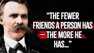 Friedrich Nietzsche's Life Lessons to Learn in Youth and Avoid Regrets in Old Age | Wise wisdom