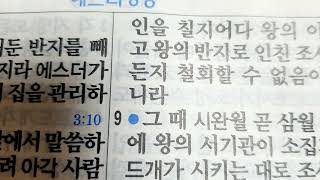 에스더 8장/유트브 성경읽기 (1독도전)성경통독/낭독/김금순