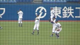 東都大学野球 駒澤大試合前キャッチボール 【東都大学野球春季リーグ2021年　駒澤大×國學院大2021/4/9】