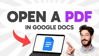How to OPEN a PDF in Google Docs (Step by Step)