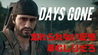 [攻略] DAYS GONE 忘れられない記憶 草むしりだろ