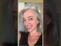 inspiration for your grey hair journey!!! (sound on)#greyhair #silversisters #greyhairtransition