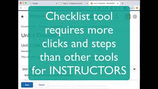 Using D2L Checklists (Video Workshop)