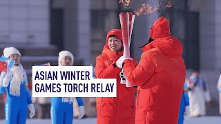 Asian Winter Games torch relay