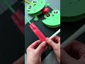 kağıttan kurbağa yapımı diy papercraft