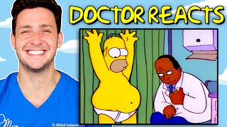 Doctor Reacts To Simpsons Medical Scenes