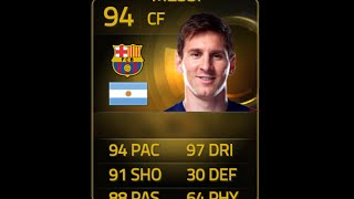 FIFA 15 IF MESSI 94 Player Review \u0026 In Game Stats Ultimate Team