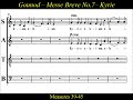 gounod messe brève no 7 kyrie bass