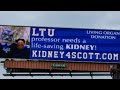 Metro Detroit professor searches for new kidneys through billboards, social media