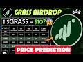 😱1 $GRASS Price How Much? - Grass Airdrop PricePrediction | Grass AirDrop✅Listing Confirmed🔥in Tamil