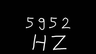 5952 hz