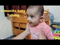 How my 6 months baby starts talking/6 months baby activities/kiran a supermom