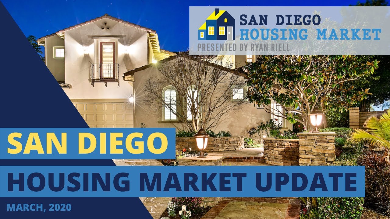 Housing Market Update - San Diego County, March, 2020 - YouTube