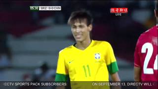 中国对巴西 全场 China PR vs Brazil / Full Match/ Friendly Football Match