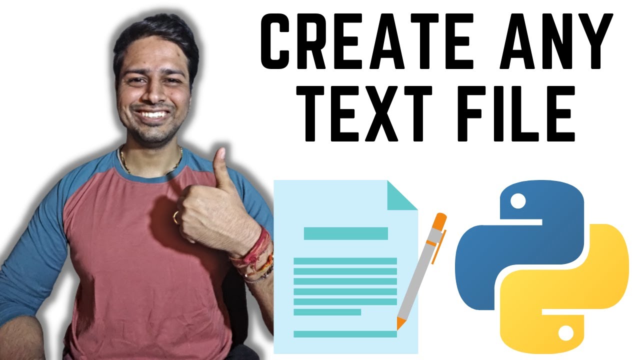 Create Any Text File Txt Dat Python Youtube Create Any Text File Txt Dat Python Youtube