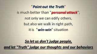 (WUOC 033) (Audio) We can't judge people, but we can talk about people's behaviors